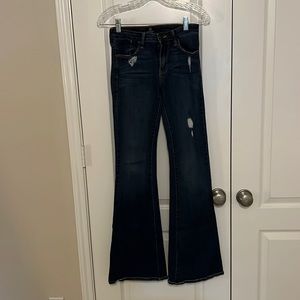 Just Black Dark Wash Flare Jeans